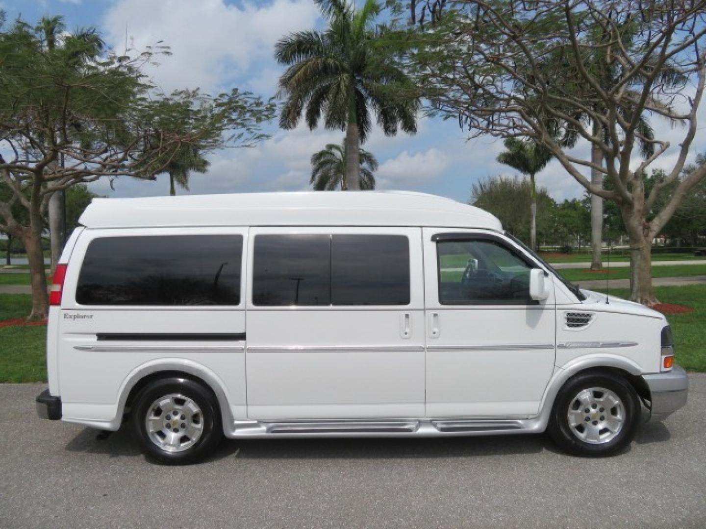 2010 White /Gray Chevrolet Express (1GNUGCD48A1) , located at 4301 Oak Circle #19, Boca Raton, FL, 33431, (954) 561-2499, 26.388861, -80.084038 - You are looking at a Gorgeous 2010 Chevy Express Handicap Wheelchair Conversion Van Explorer Limited SE with 31K Original Miles, Braun Century 750lb Side Entry Wheelchair lift, Tie Down System in the Floor, Rear Entertainment with Flat Screen TV/DVD, Leather Interior, Rear Power Folding Bench Seat/b - Photo#19